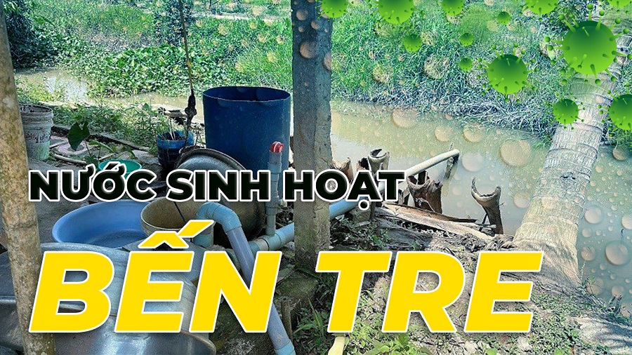 Khảo sát nguồn nước sinh hoạt Bến Tre khi đồng hành học Để Đổi Đời của Khương Dừa
