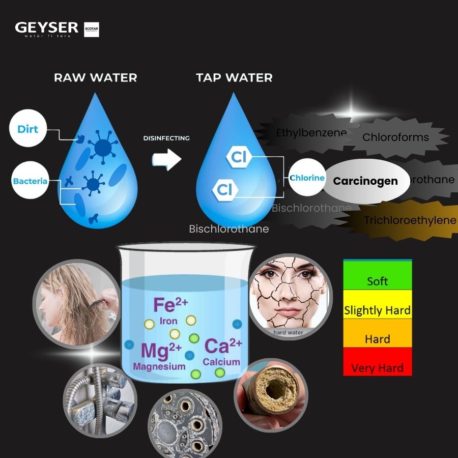 Các chất gây ung thư Carcinogen dễ dàng xâm nhập vào cơ thể qua da và hệ hô hấp, đặc biệt khi tắm