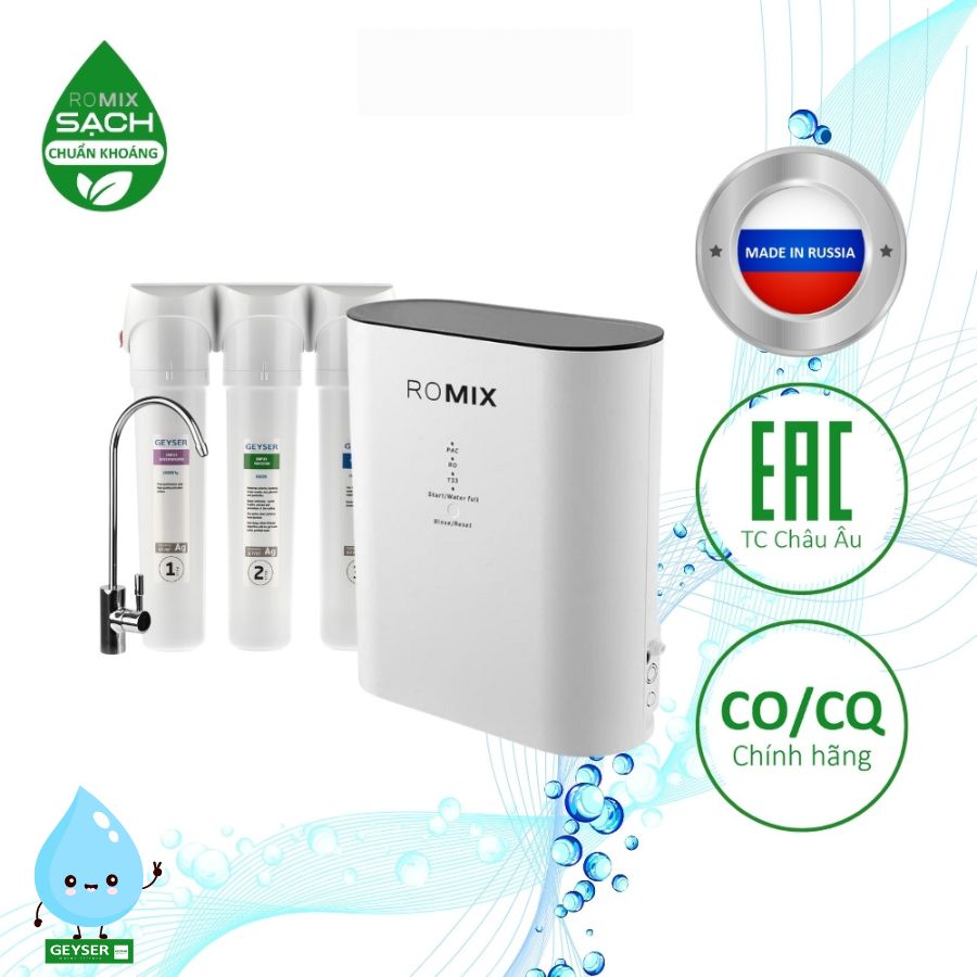 Máy lọc nước chuẩn khoáng Geyser Ecotar ROMIX