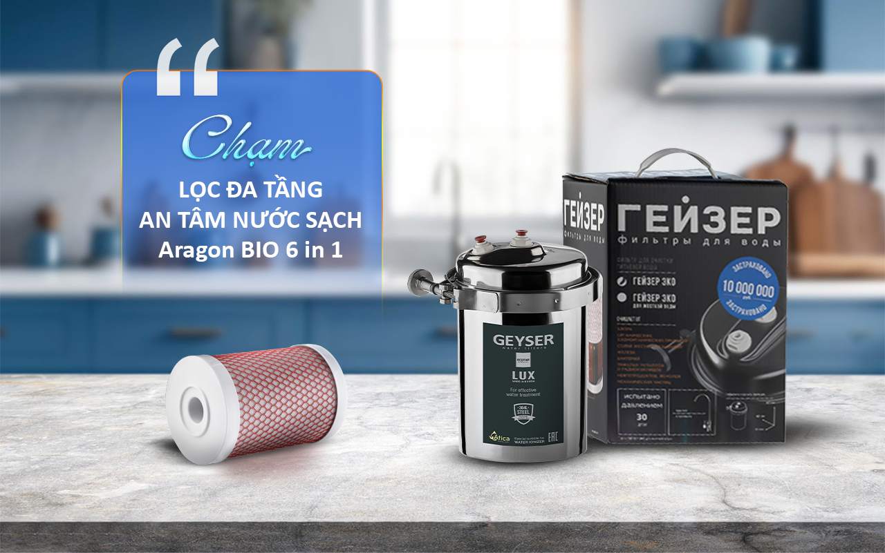 Geyser Ecotar Lux - An tâm nước sạch