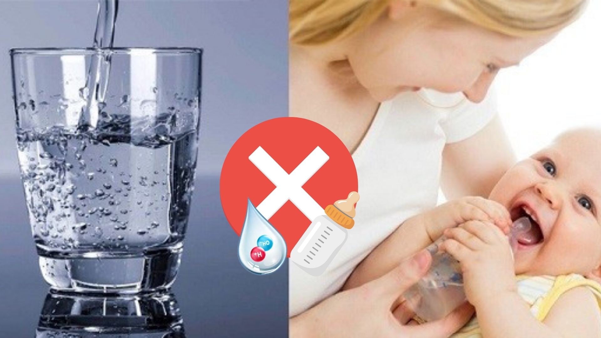 Không nên pha sữa cho trẻ bằng nước ion kiềm