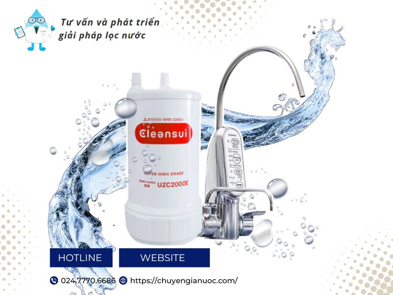 Máy lọc nước ion kiềm Cleansui EU301