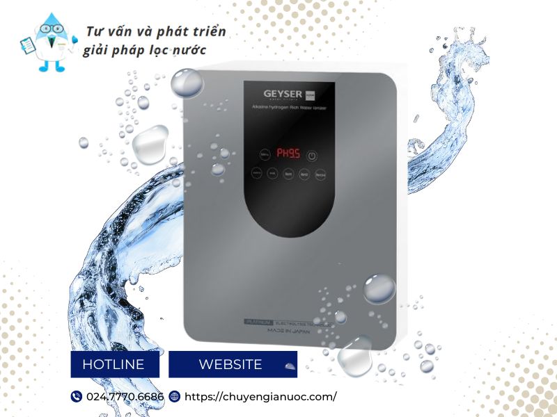 Máy lọc nước ion kiềm Geyser Ecotar 9 Pro