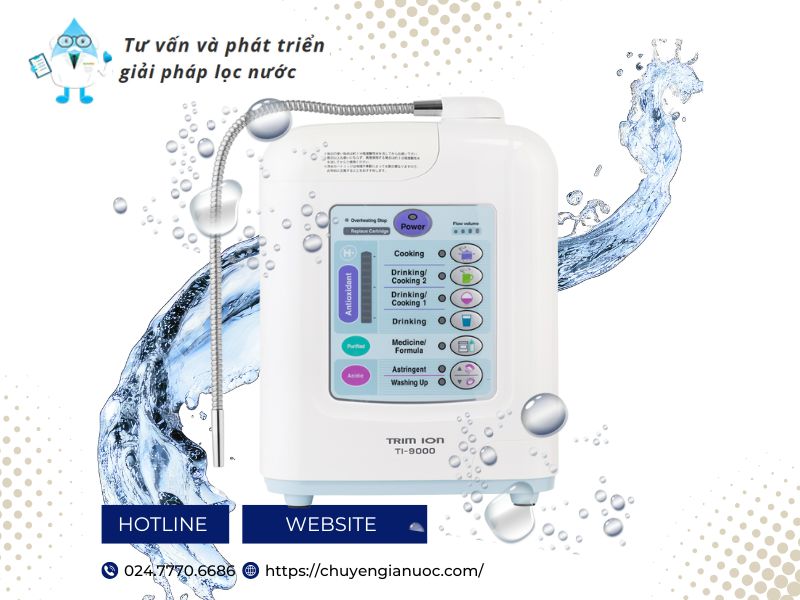 Máy lọc nước ion kiềm Trim Ion 9000
