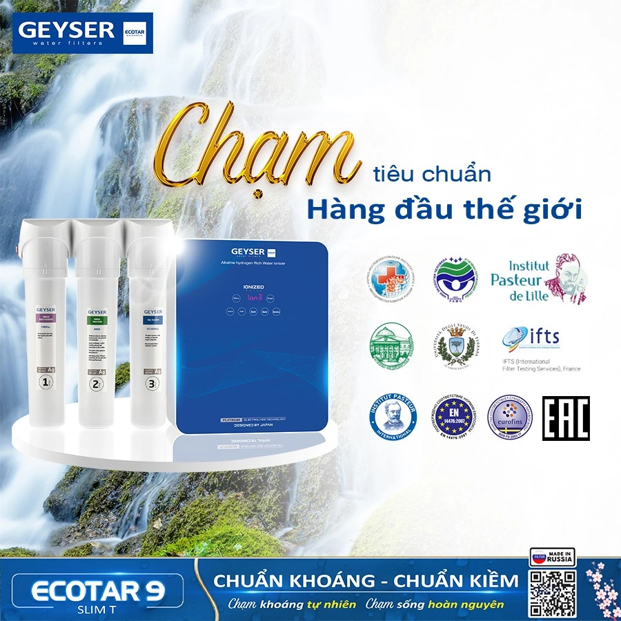 Geyser Ecotar - Chạm tiêu chuẩn hàng đầu thế giới.