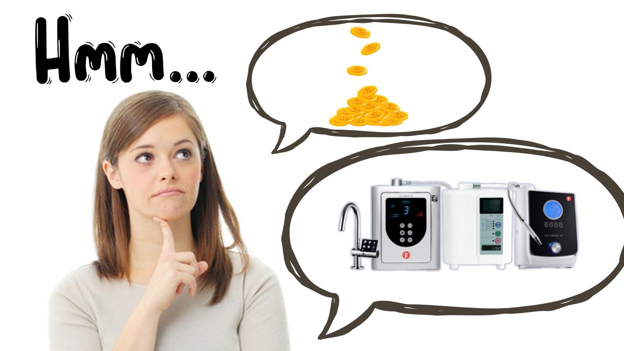 Giá thành là rào cản lớn nhất khi sử dụng máy lọc ion kiềm Nhật Bản
