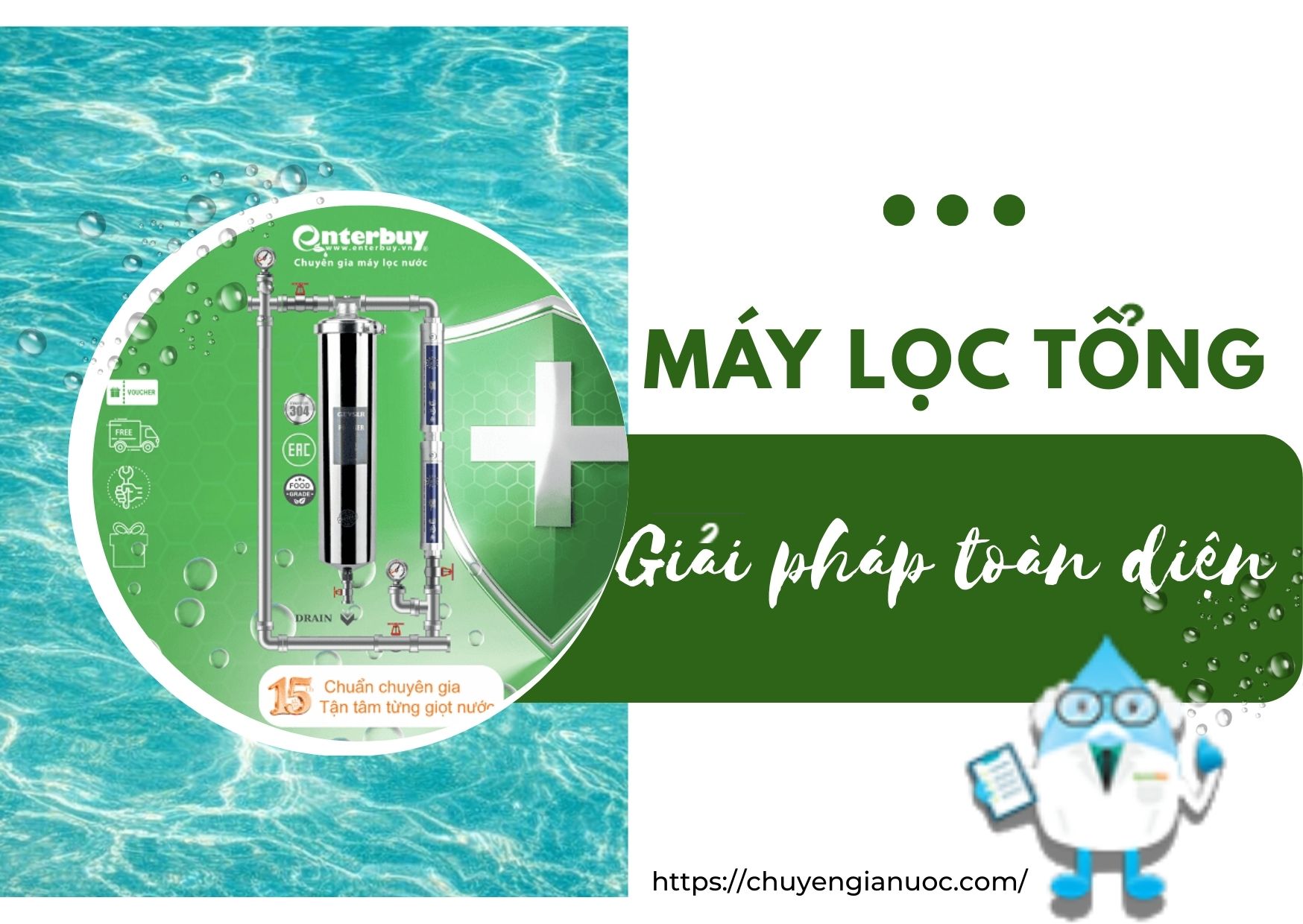 Máy lọc tổng - Giải pháp toàn diện cho sức khỏe gia đình bạn