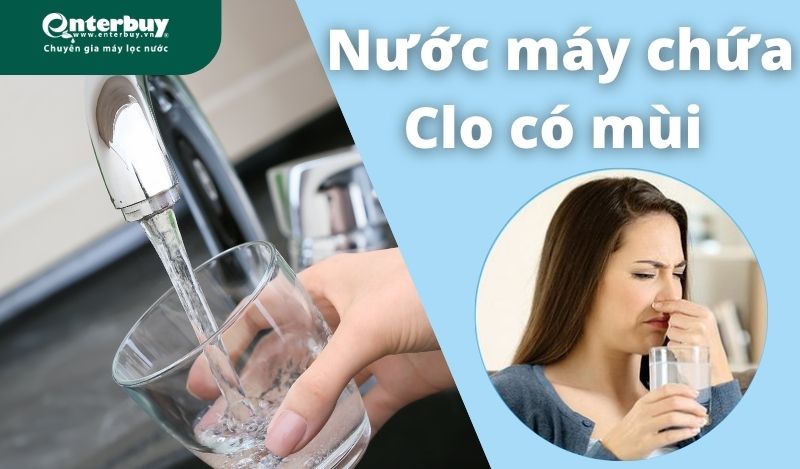Nước máy tại các khu đô thị chứa clo và các tạp chất