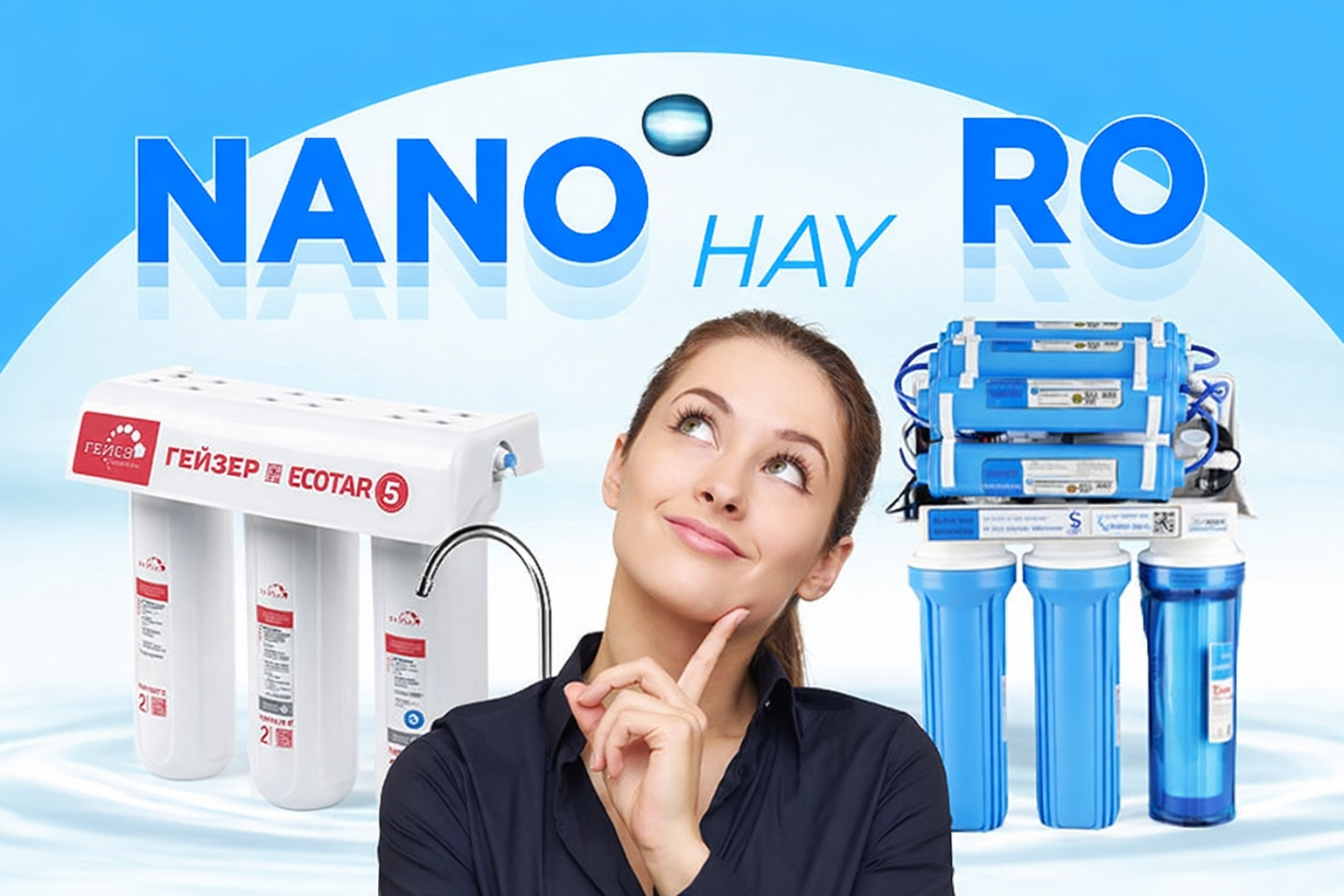 So sánh máy lọc nước RO và Nano: Loại máy lọc nước nào tốt hơn?
