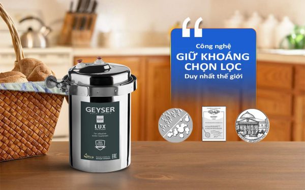 Geyser Ecotar - Cân bằng giữa lọc sạch và duy trì giá trị tự nhiên của nước