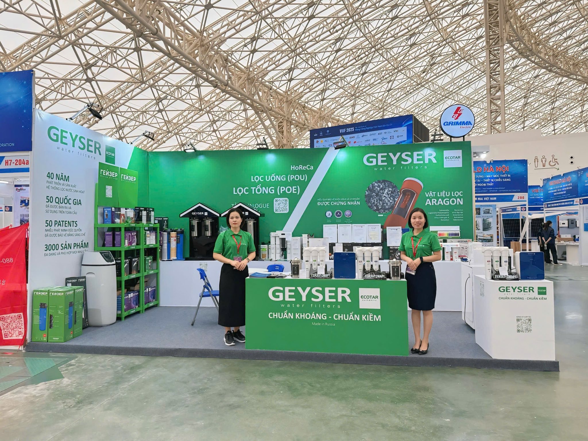 Geyser Việt Nam - Uy tín tại các sự kiện lớn