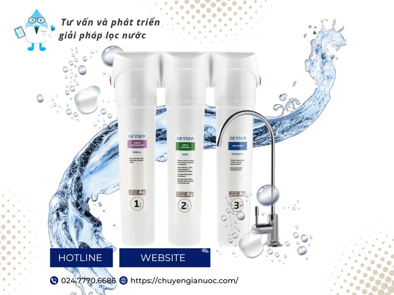 Bảo vệ sức khỏe với máy lọc nước gia đình Geyser Ecotar 9 Smart