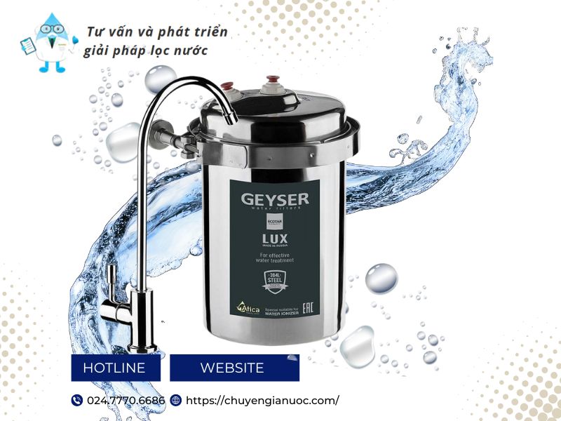 Máy lọc nước không dùng điện Geyser Ecotar LUX
