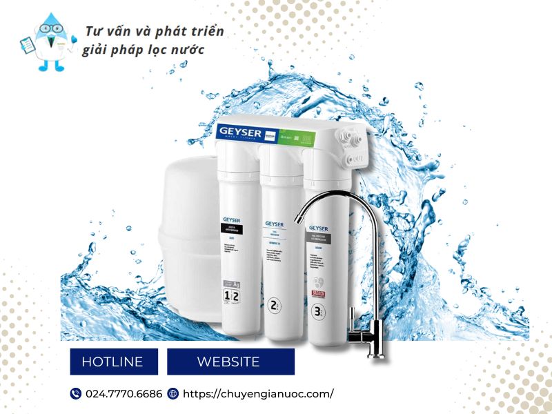 Chăm sóc sức khỏe gia đình với máy lọc nước RO Geyser Ecotar 5 Smart