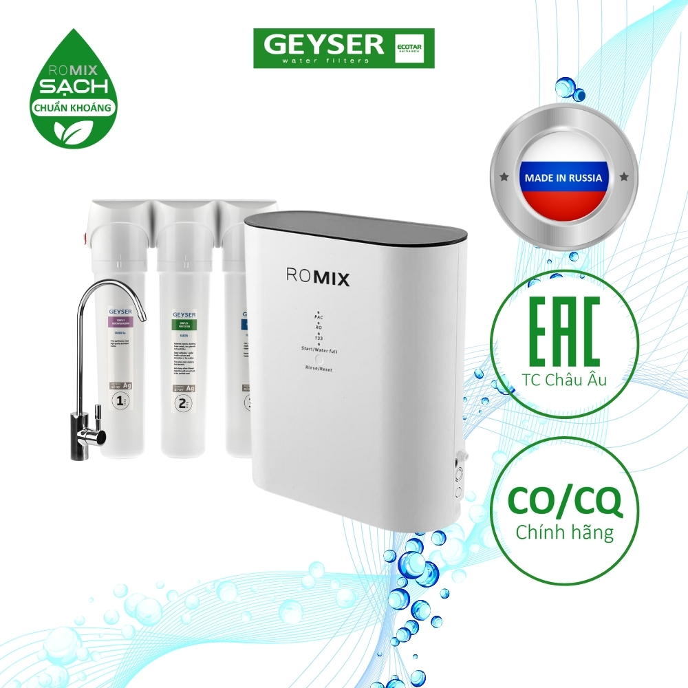 Máy lọc nước chuẩn khoáng Geyser Ecotar 9 ROMIX