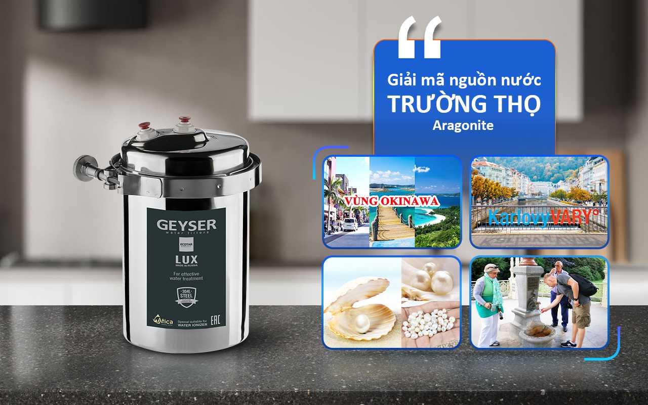 Máy lọc nước chuẩn khoáng Geyser Ecotar LUX