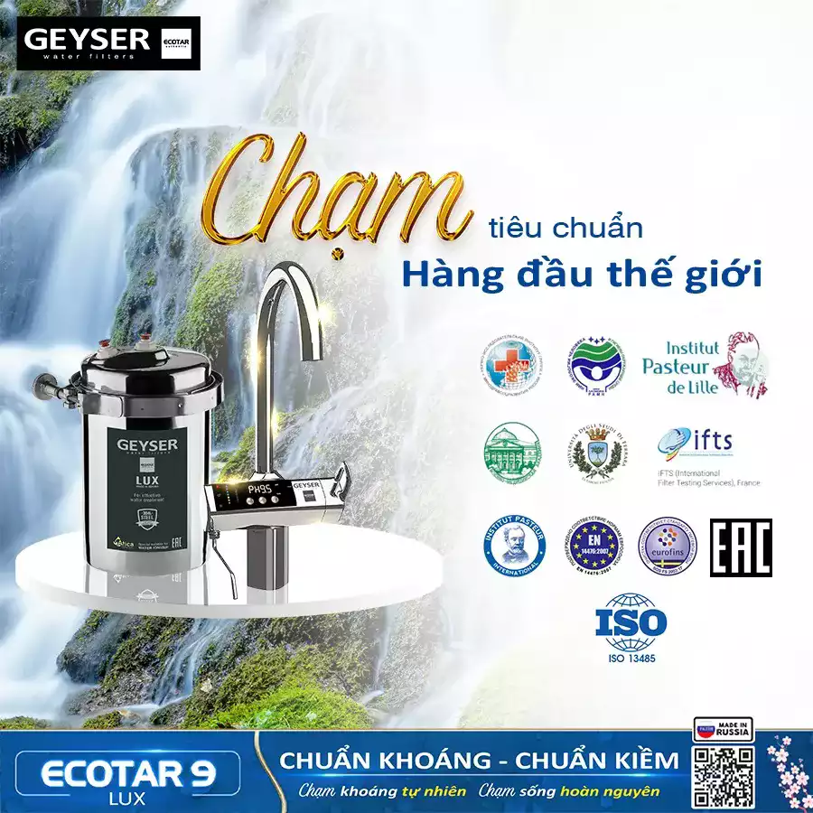Máy Lọc Nước Geyser Ecotar 9 Lux