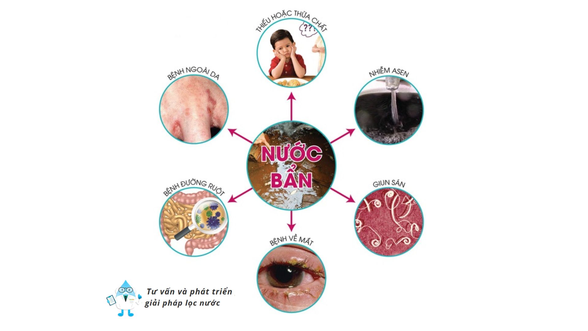 Những tác hại khôn lường của việc sử dụng nước bẩn