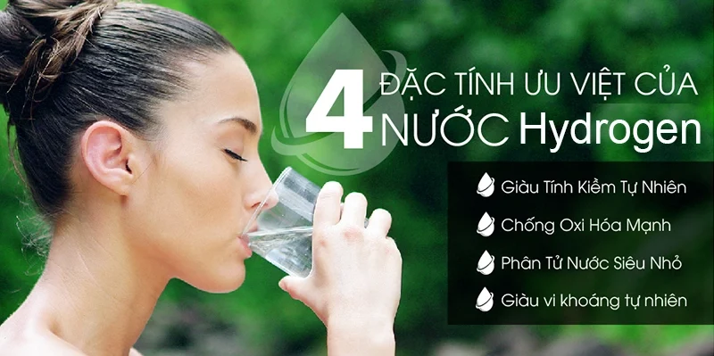 Máy Atica tạo nước giàu Hydrogen hỗ trợ chống oxy hóa